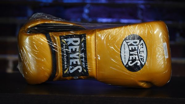 Cleto Reyes Traditional Lace Training Gloves (16oz, Gold) - Image 3