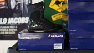 Fighting S2 GEL Superior Boxing Shoes - Black (Size 8)