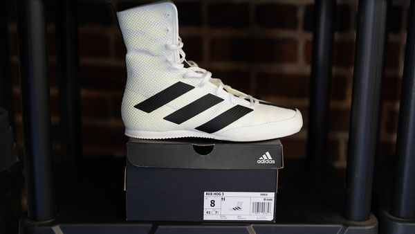 Adidas Box Hog 3 - White (Size 8)