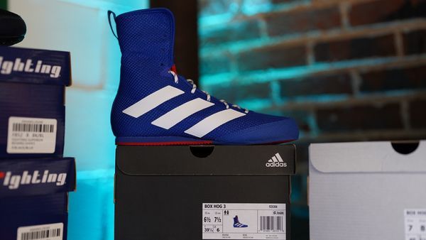 Adidas Box Hog 3 - Blue (Size 6.5)