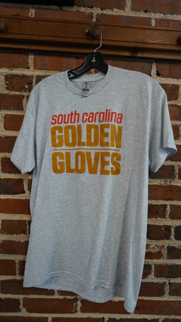 Official South Carolina Golden Gloves T-shirt in light grey size XL